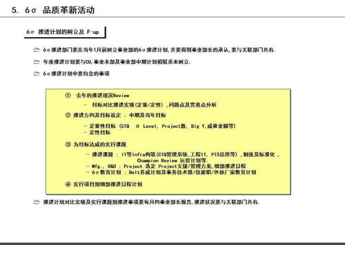 工廠高管品質體系運營方式指導教材